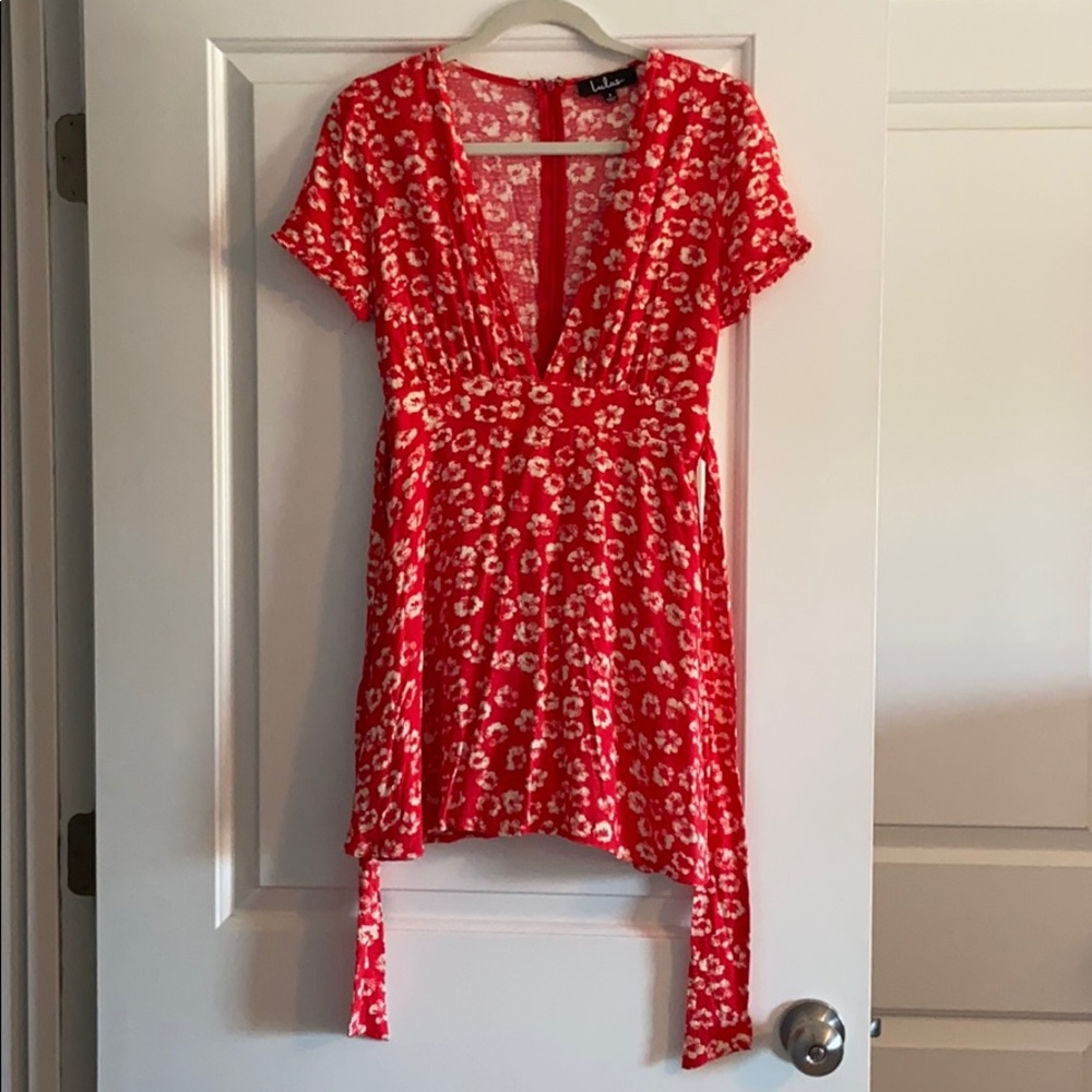 Red dress from Lulu’s